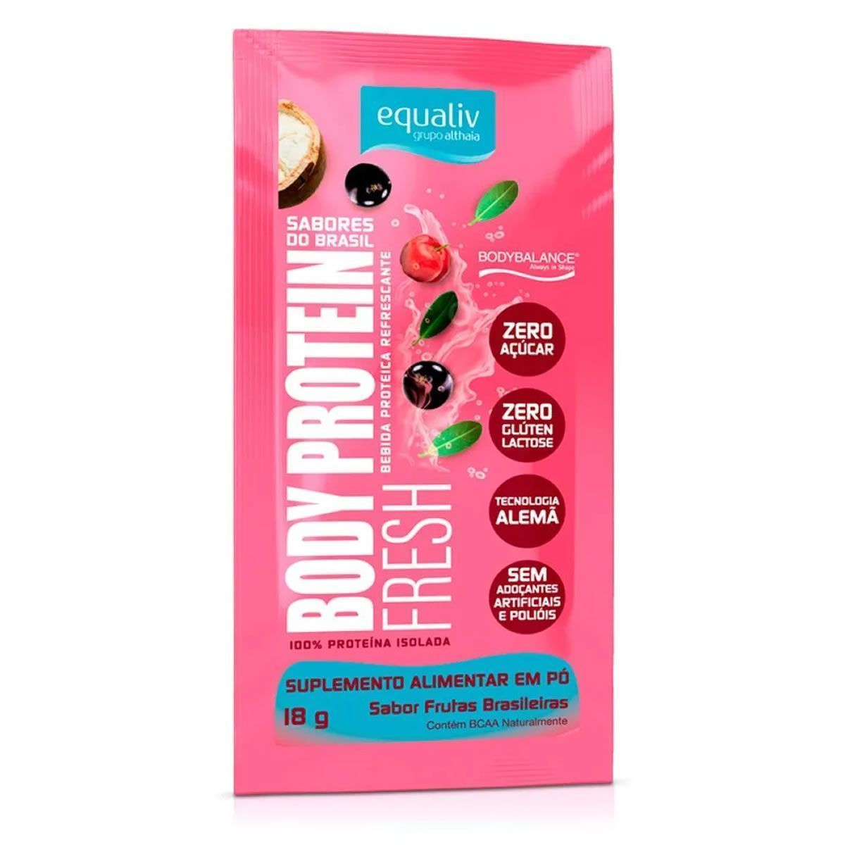 Body Protein Fresh - 1 Sach� 18g Frutas Brasileiras - Equaliv