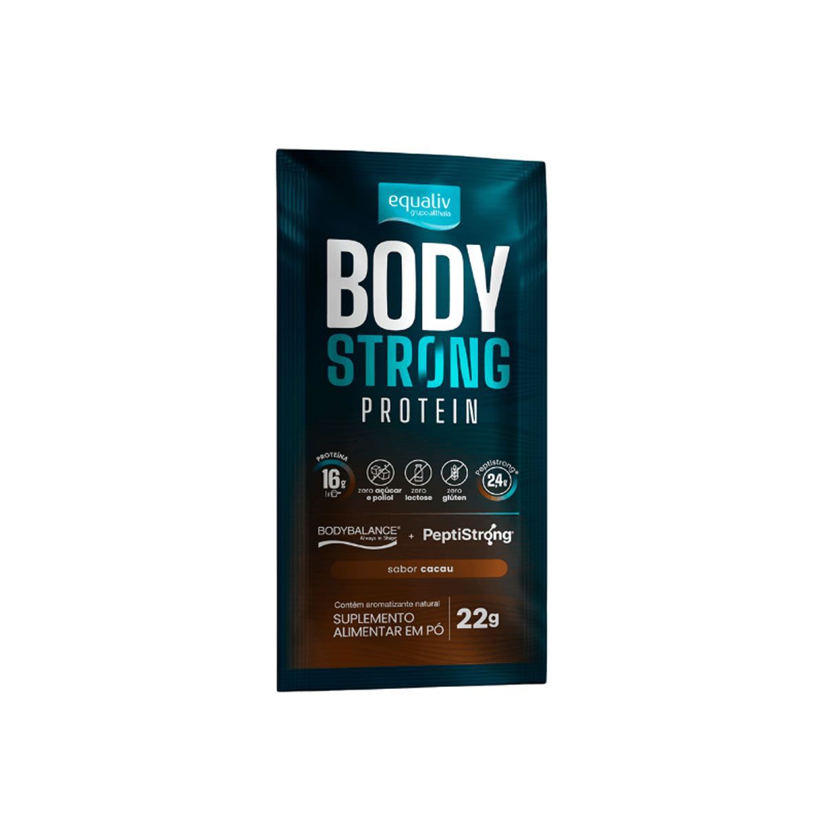 Body Strong Protein - 1 Sach� 22g Cacau - Equaliv