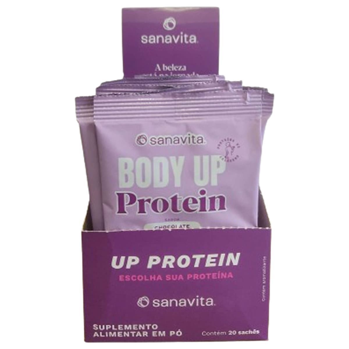 Body Up Protein - 20 Sach�s 20g Chocolate - Sanavita*** Data Venc. 17/10/2025