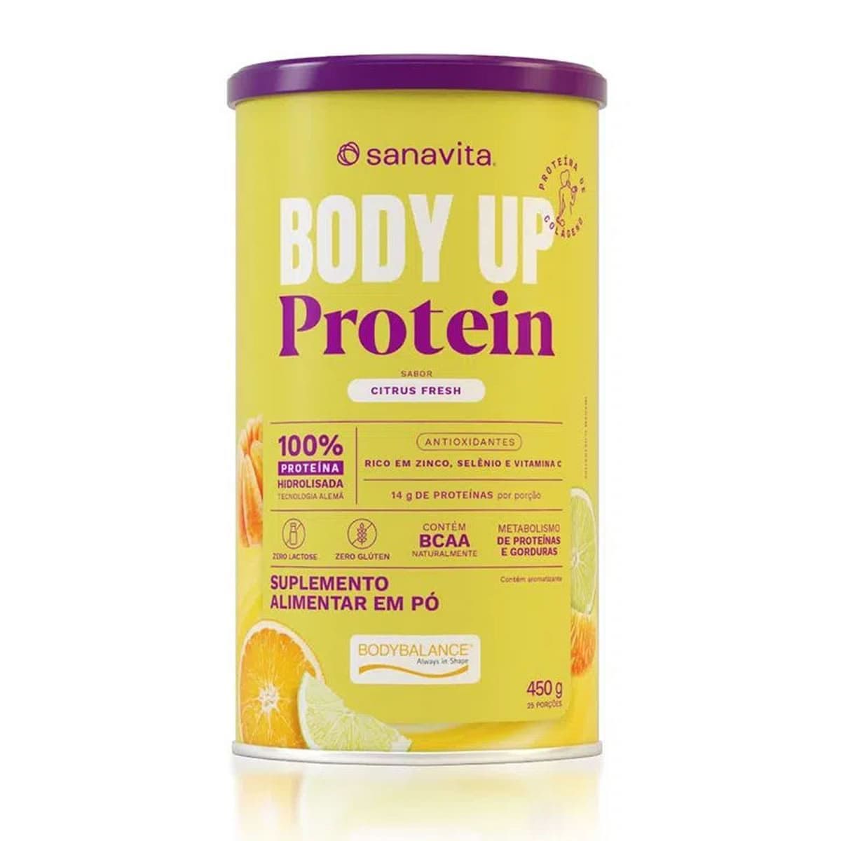 Body up Protein - 450g Citrus Fresh - Sanavita