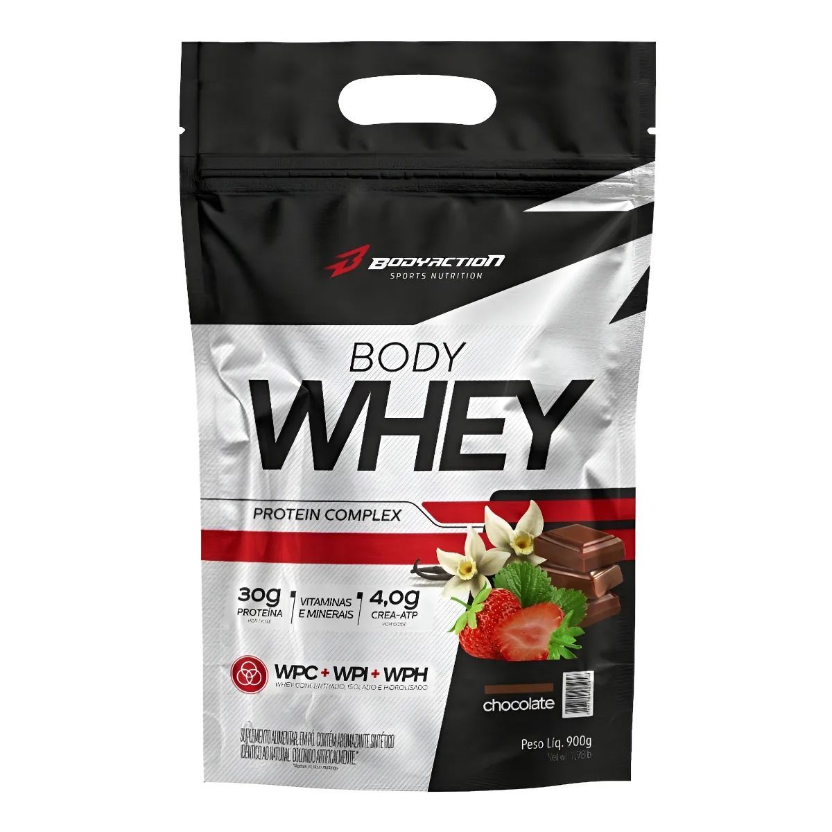 Body Whey - 900g Refil Chocolate - BodyAction
