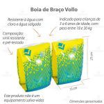 Boia de Bra�o infantil - Amarela - Vollo Sports