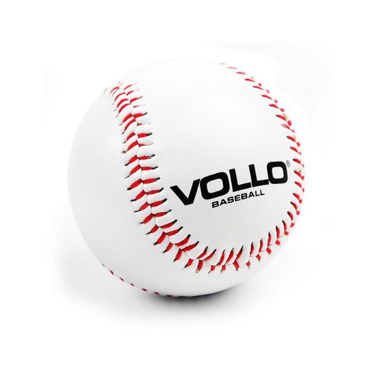 Bola Beisebol Branca PVC com Miolo de Corti�a e Borracha- Vollo Sports