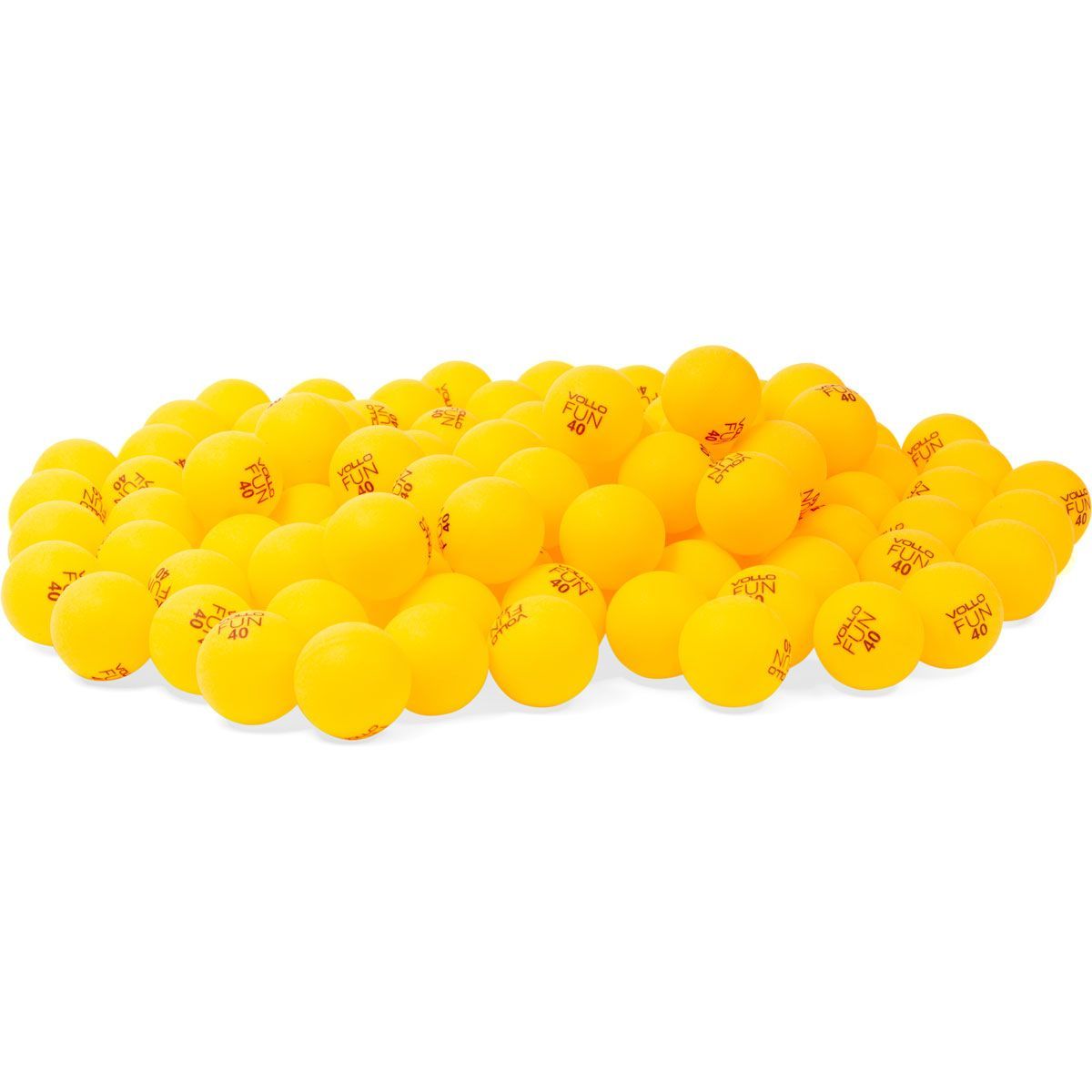 Bola De T�nis De Mesa - 100 Unidades Laranja - Vollo Sports