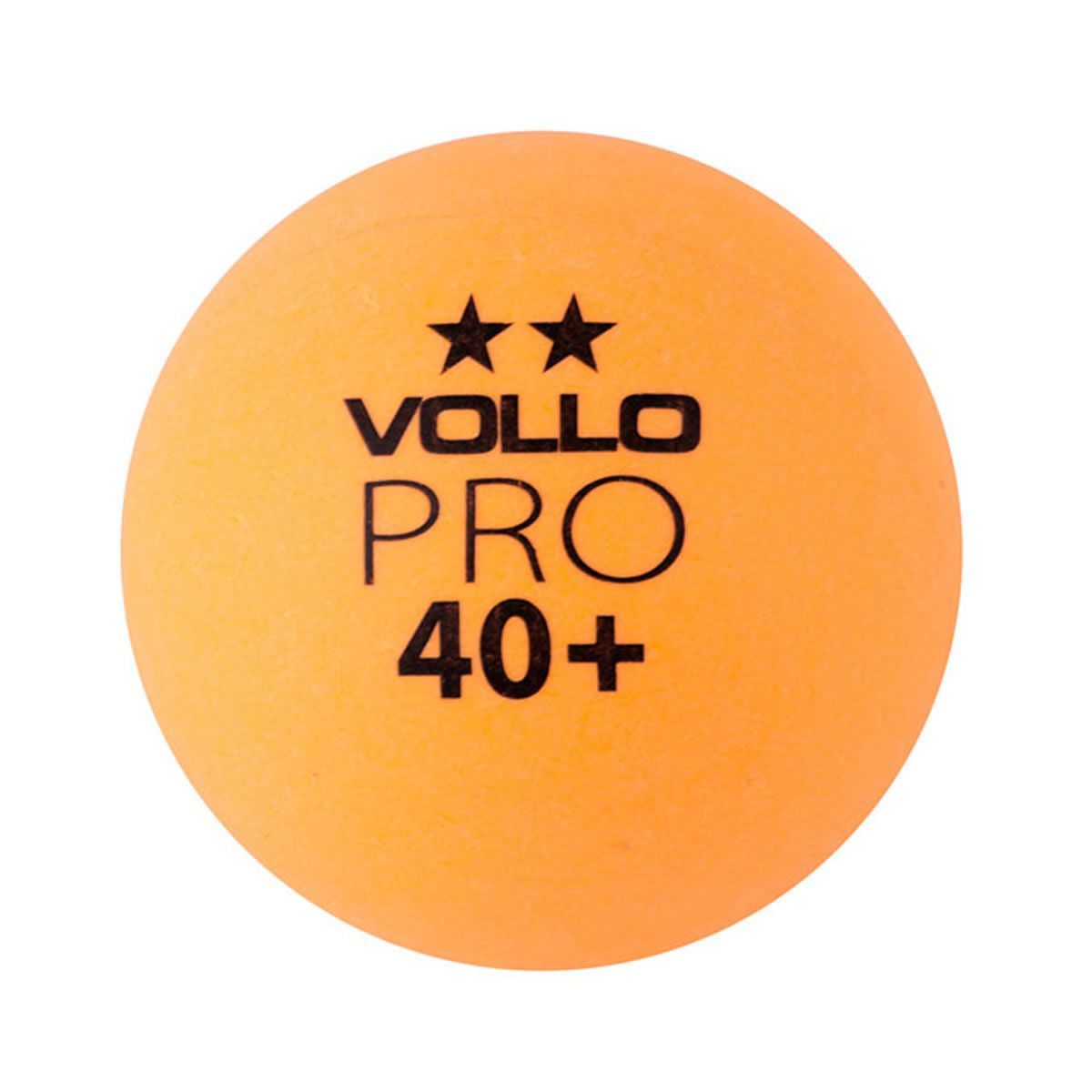 Bola De T�nis De Mesa - 6 Unidades Laranja - Vollo Sports
