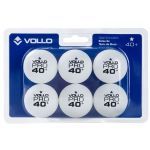 Bola T�nis de Mesa 1 Estrela - 6 Unidades Branca - Vollo Sports