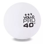 Bola T�nis de Mesa 3 Estrela - 6 Unidades Branca - Vollo Sports