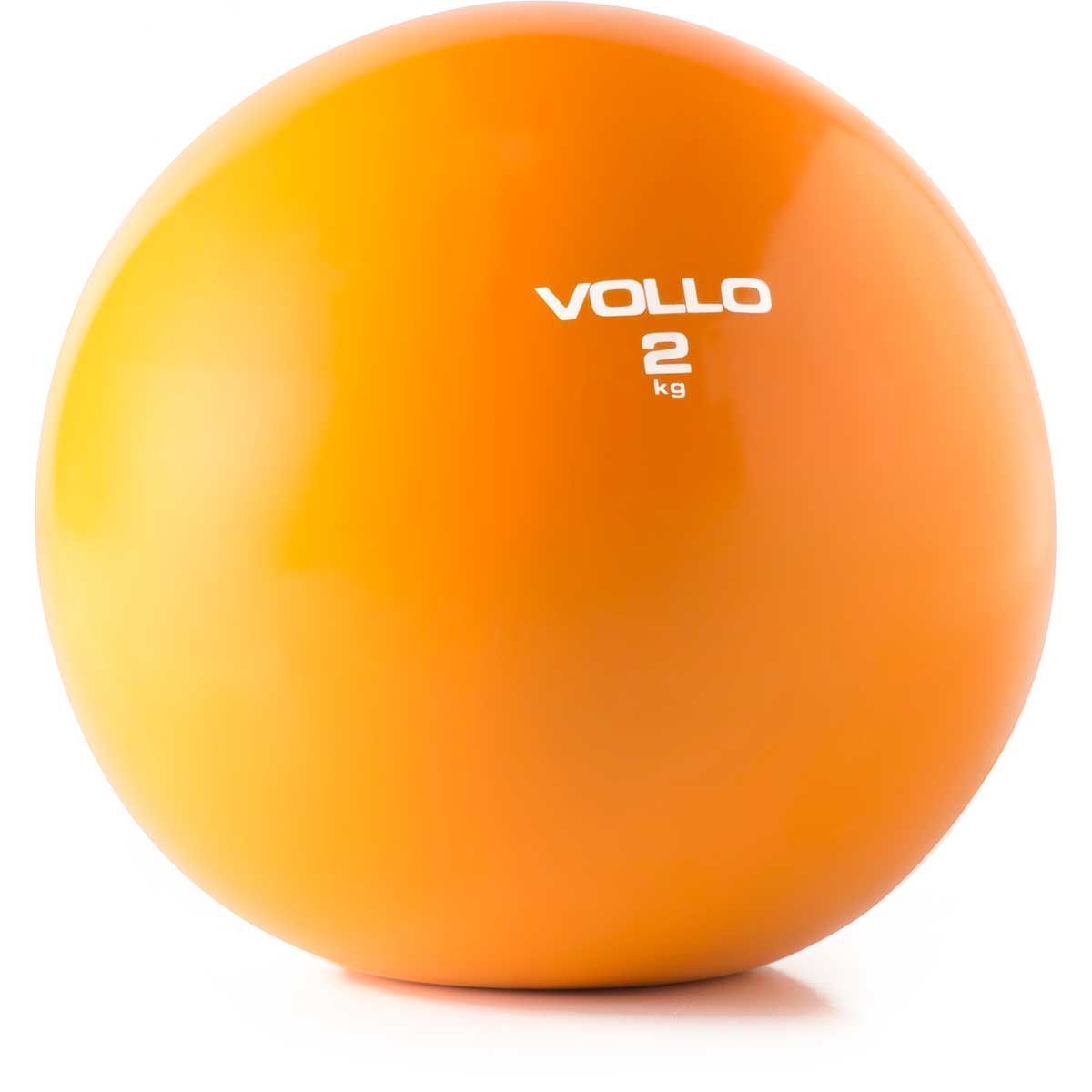 Bola Tonificadora - 2000g Laranja - Vollo Sports