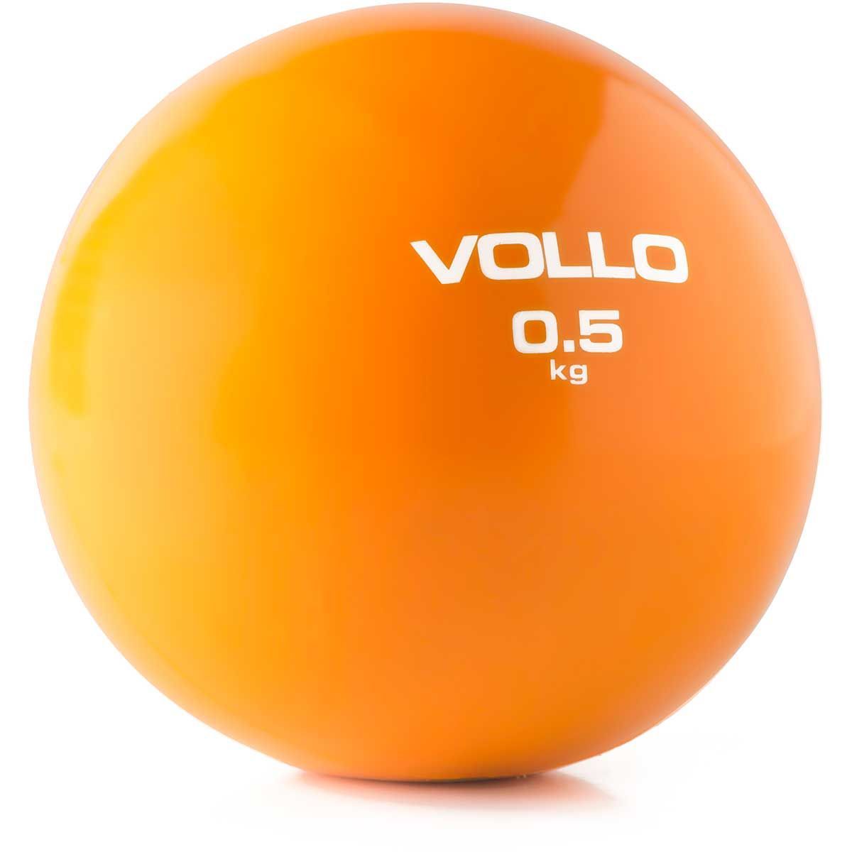 Bola Tonificadora - 500g Laranja - Vollo Sports