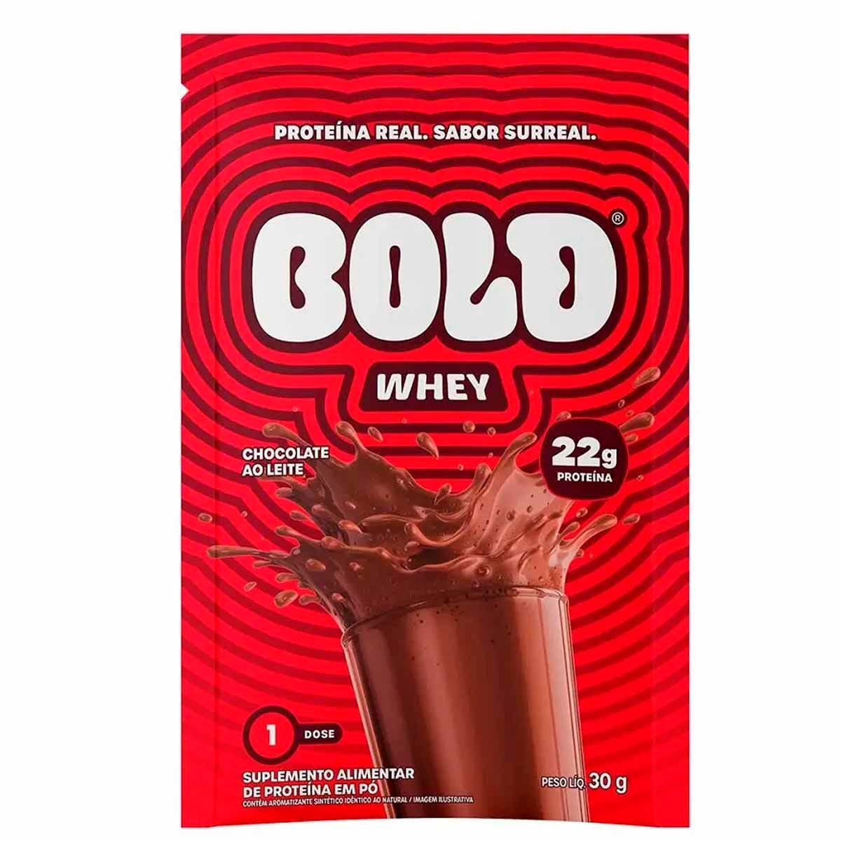 Bold Whey - 1 Sach� 30g Chocolate ao Leite - Bold