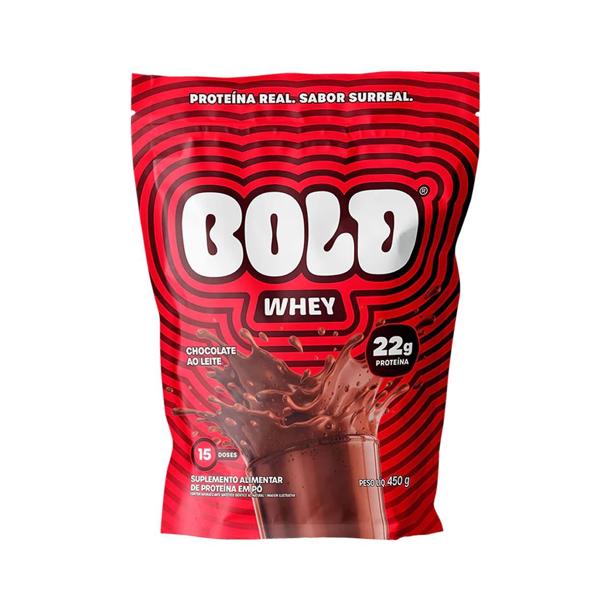 Bold Whey - 450g Refil Chocolate ao Leite - Bold