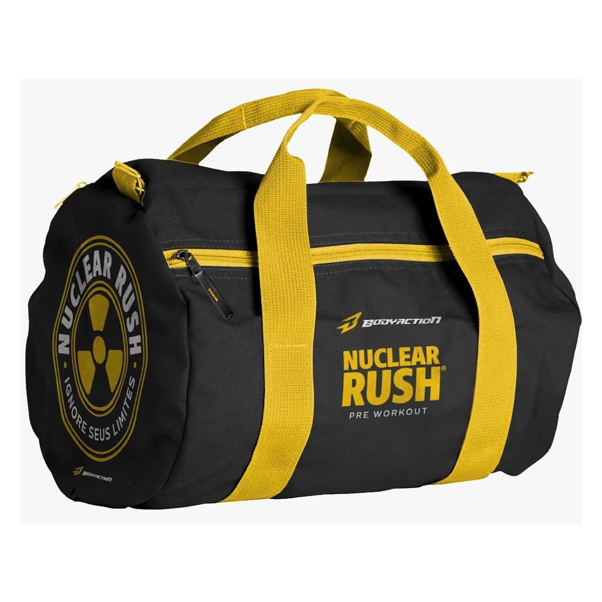 Bolsa de Academia Nuclear Rush - Amarela e Preta - BodyAction