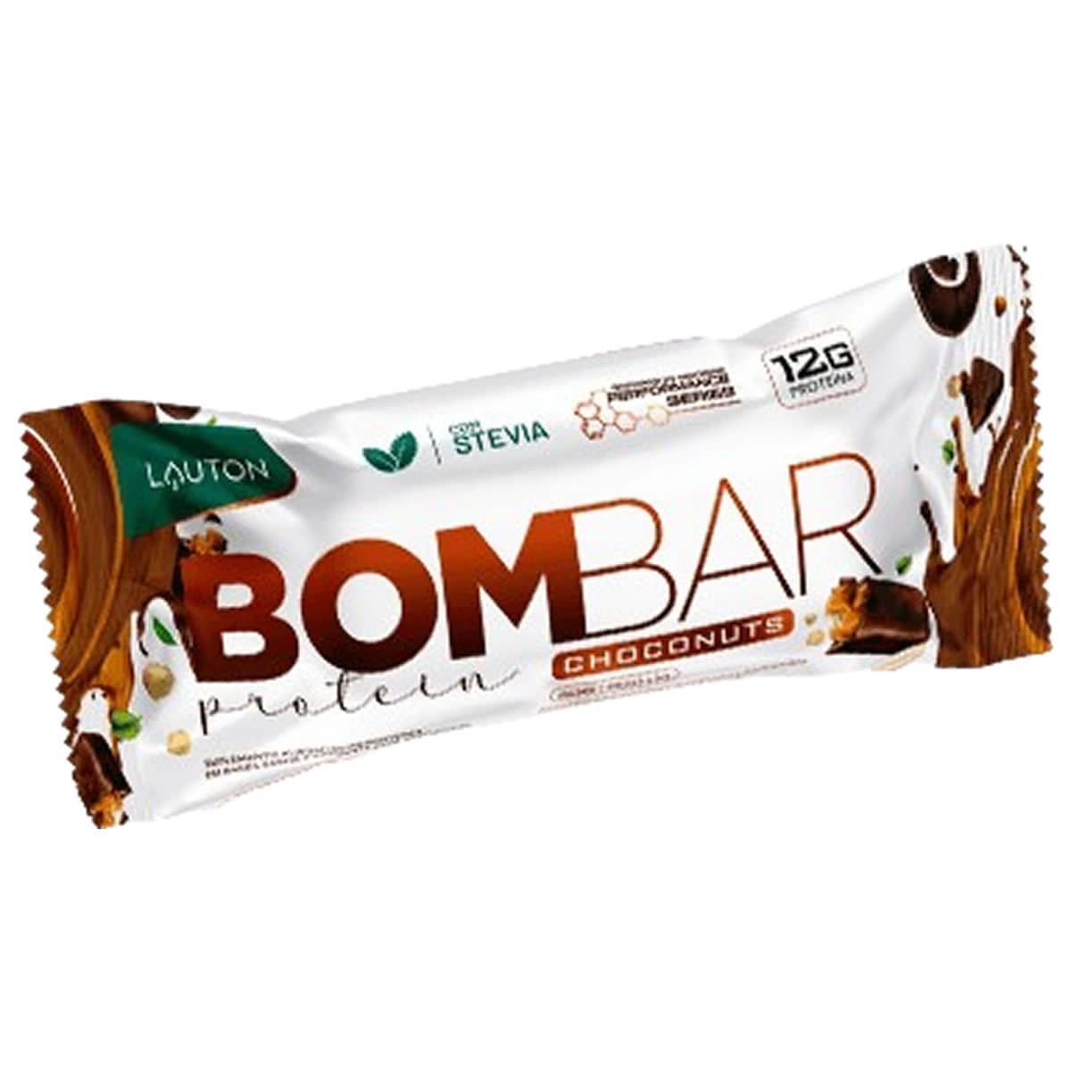 Bombar Protein - 1 Unidade 40g Choconuts - Lauton Nutrition*** Data Venc. 10/06/2025