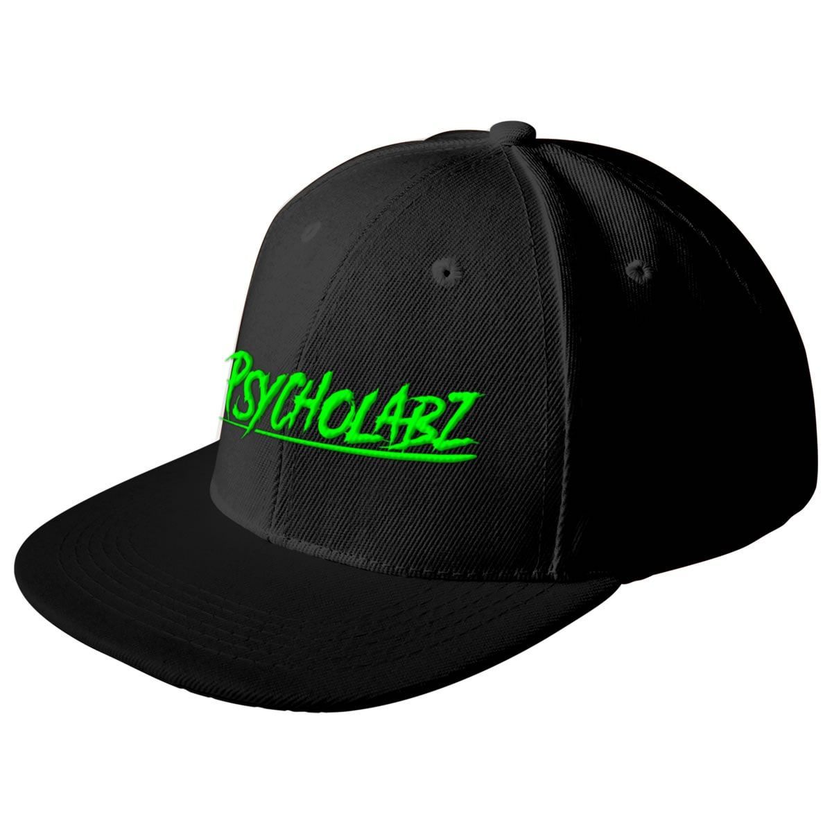 Bon� Aba Reta 4 Costuras - Preto - Psycholabz