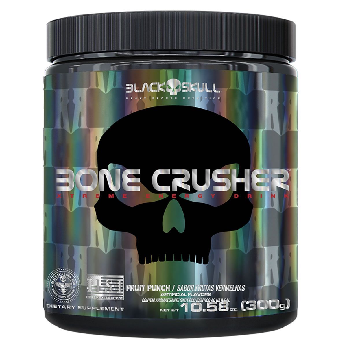 Bone Crusher - 300g  Frutas Vermelhas - Black Skull