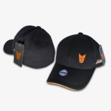 Bone Unissex Fechado - Preto e Laranja - New Millen