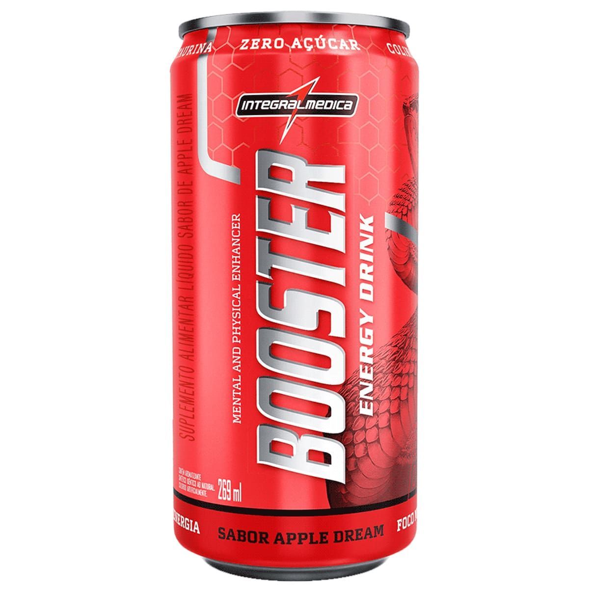 Booster Energy Drink - 269ml Apple Dream - IntegralM�dica***AVARIA NA EMBALAGEM Data Venc. 31/03/2023