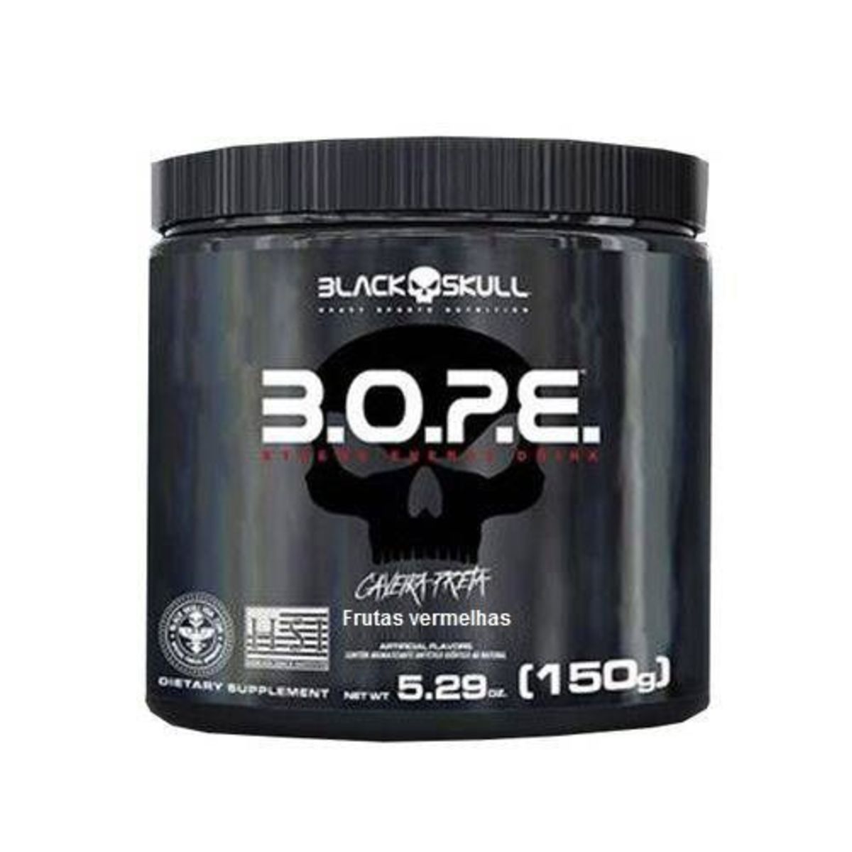 BOPE - 150g Frutas Vermelhas - Black Skull