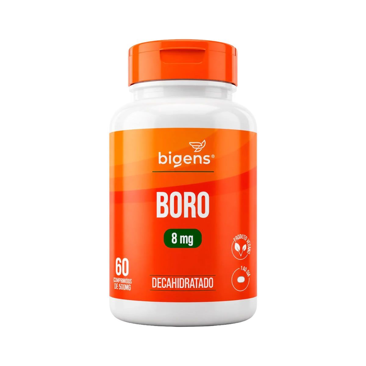Boro 8mg - 60 Comprimidos - Bigens