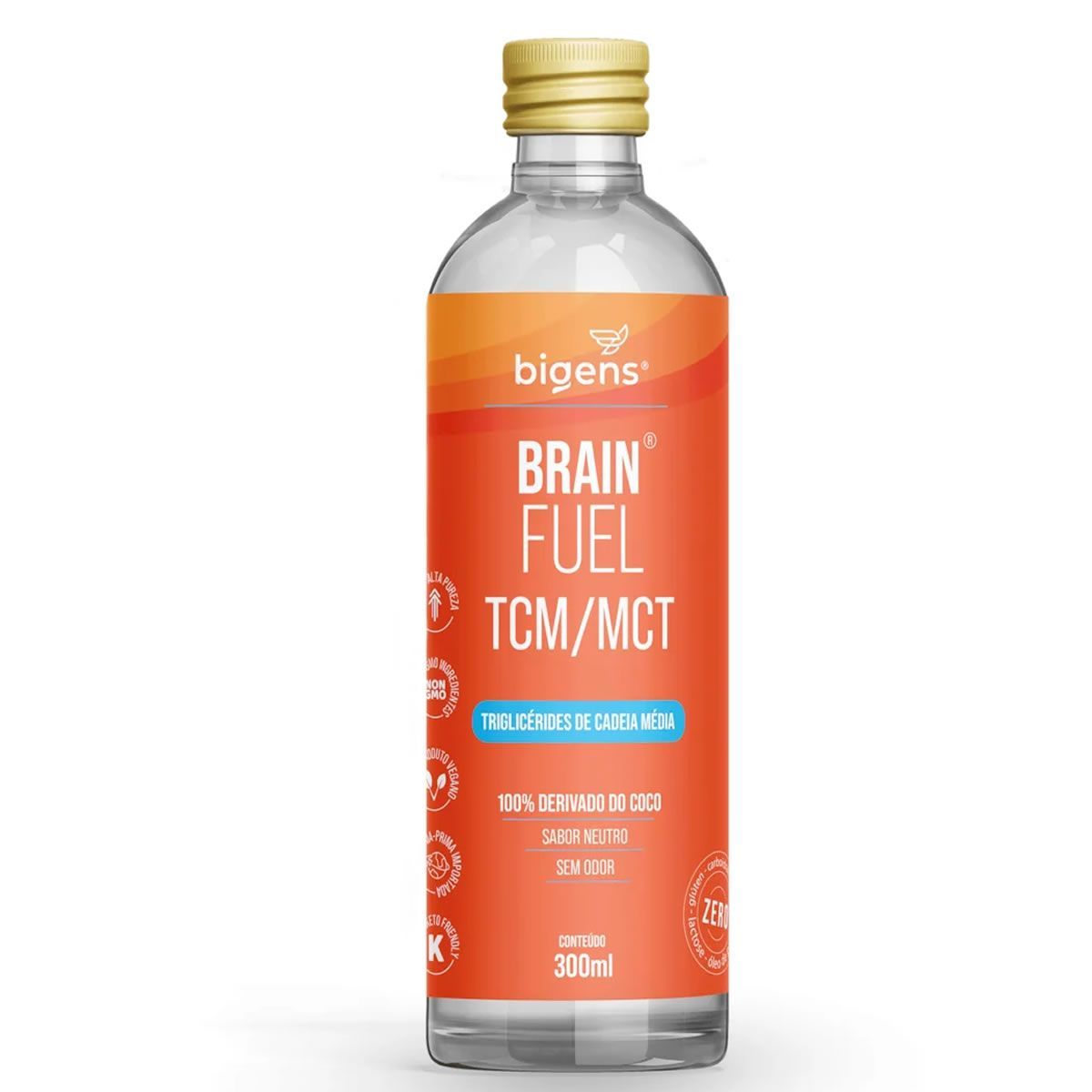 Brain Fuel TCM - 300ml Sabor Neutro - Bigens
