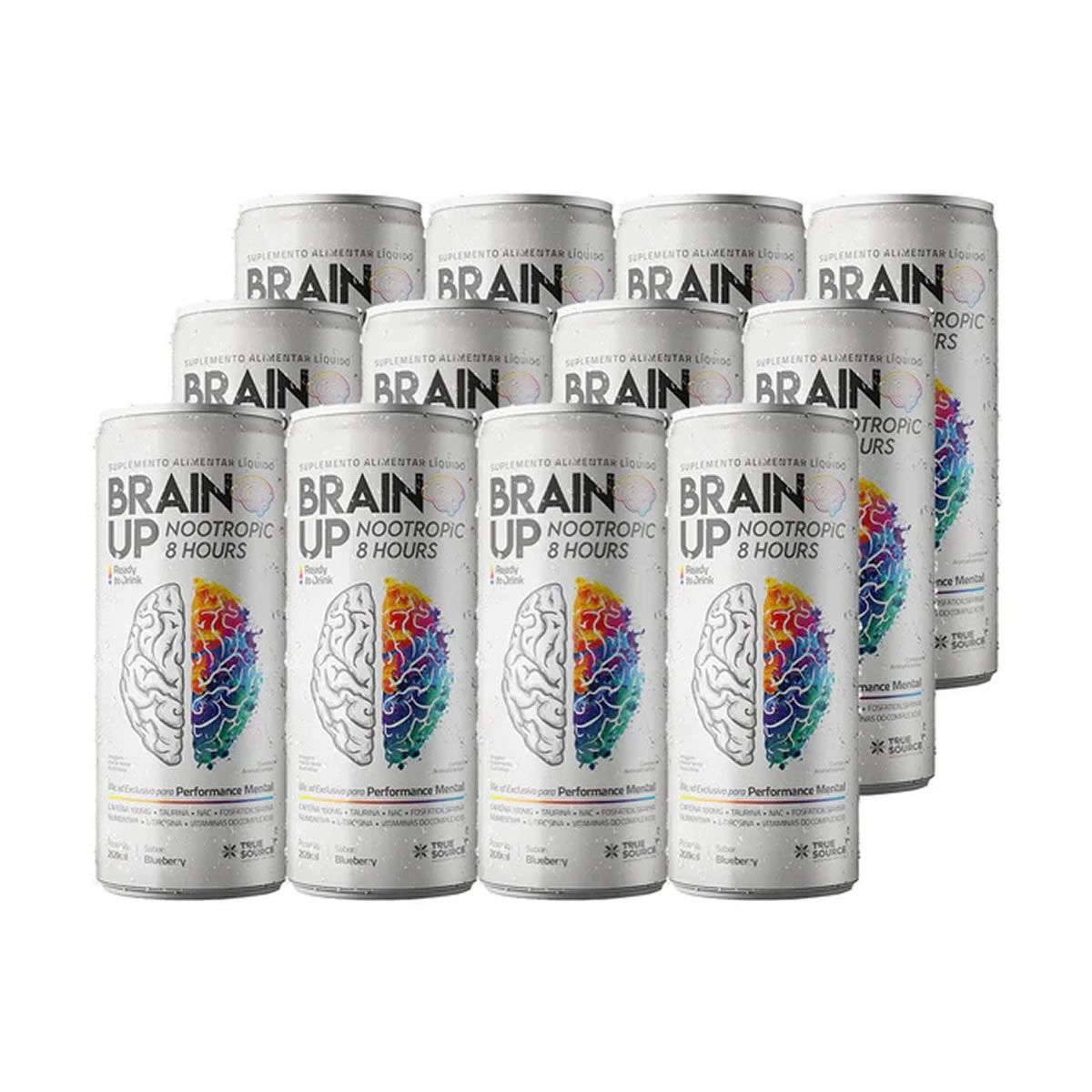 Brain Up Read to Drink - 12 Unidades 269ml Blueberry - True Source