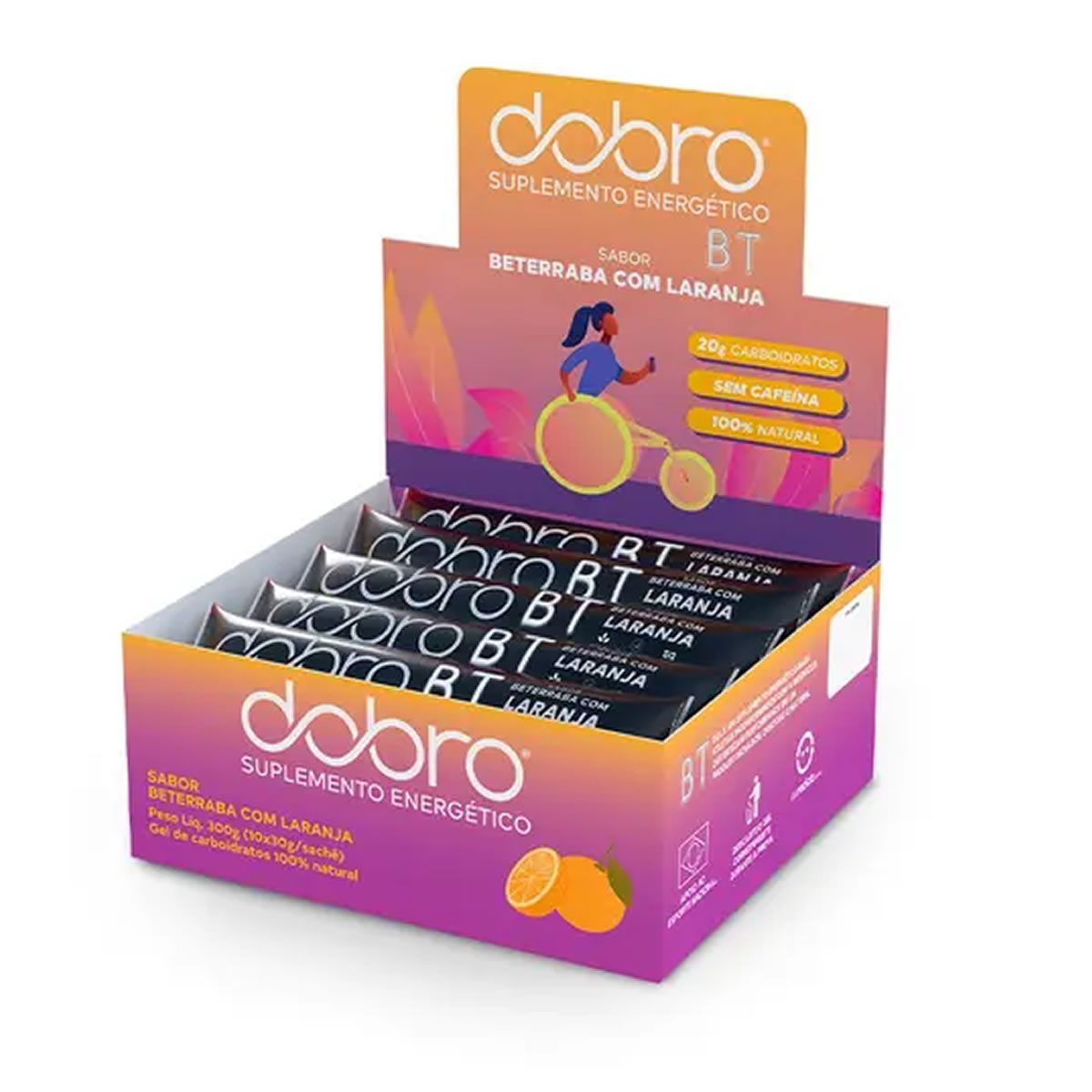 BT Gel - 10 Sach�s 30g Beterraba com Laranja- Dobro
