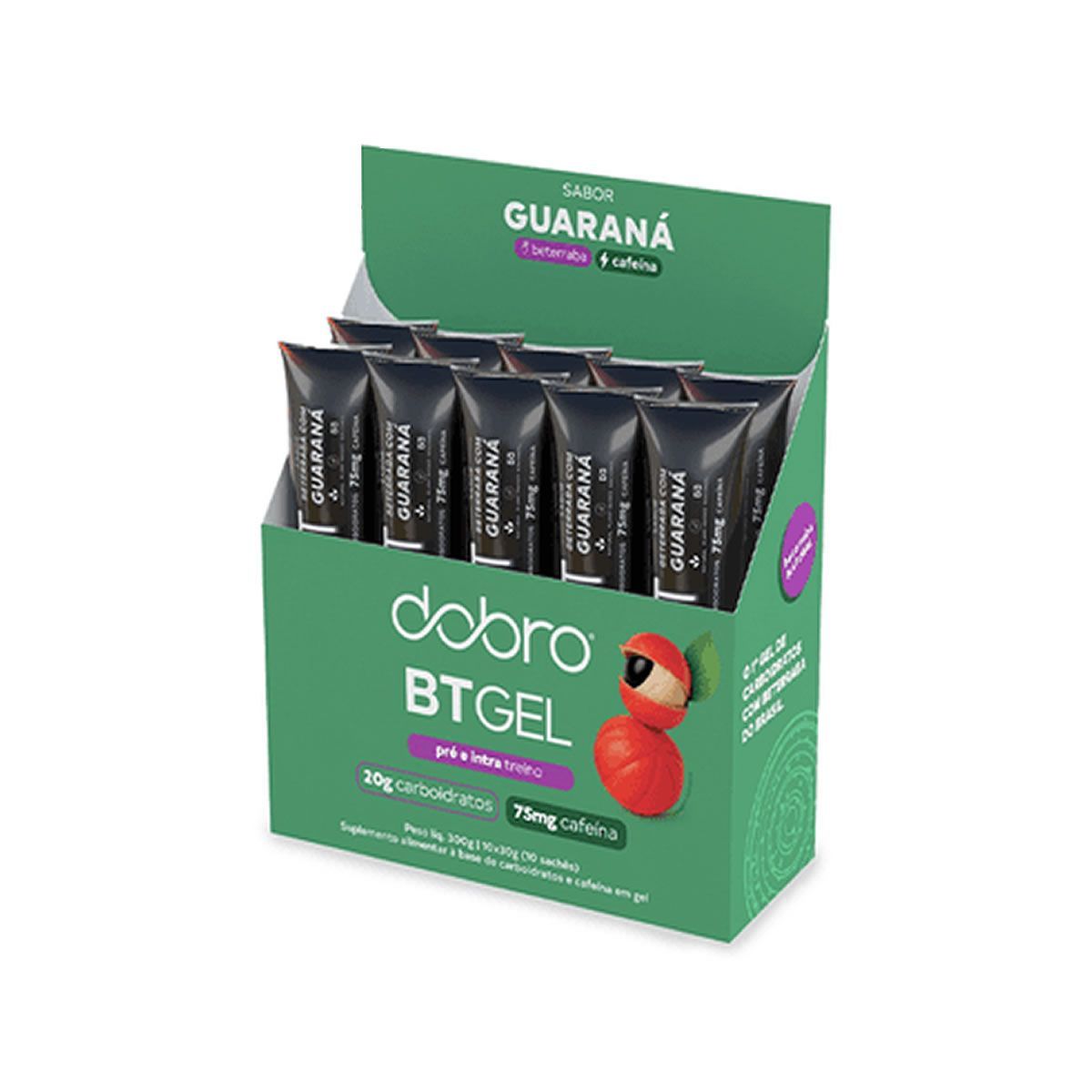 BT Gel - 10 Sach�s 30g Guaran� com Beterraba - Dobro
