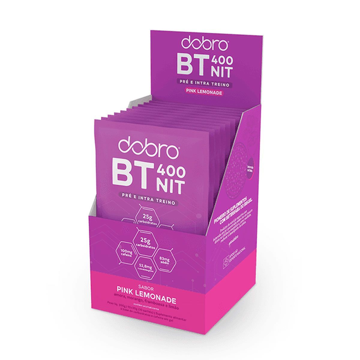 BT Nitrato 400 Nit - 10 Sach�s 30g Pink Limonade - Dobro
