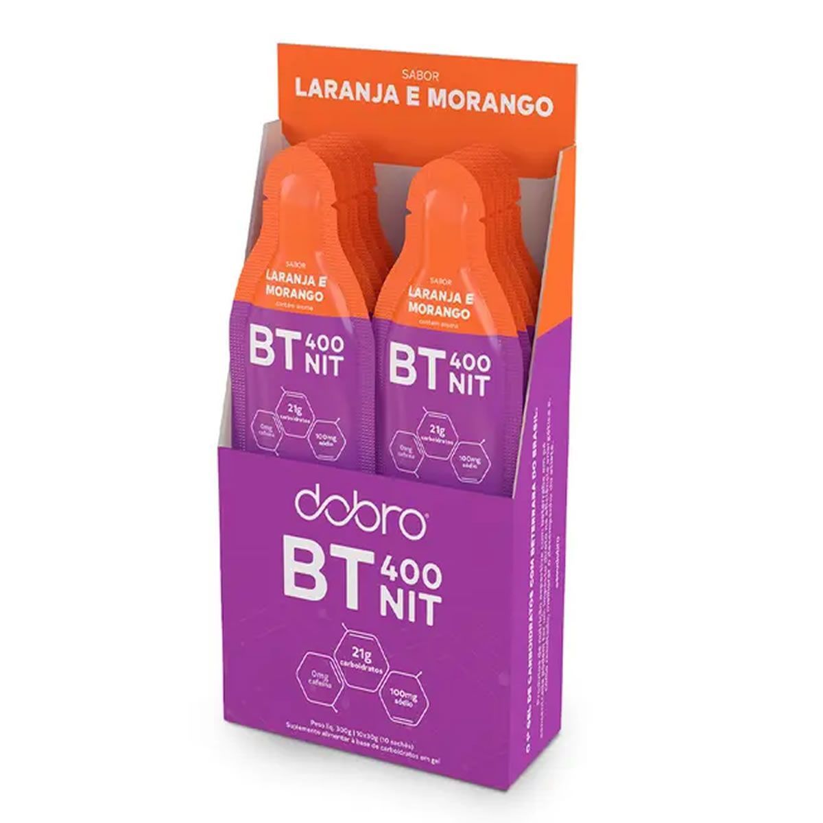 BT Nitrato Gel - 10 Sach�s 30g Laranja e Morango - Dobro