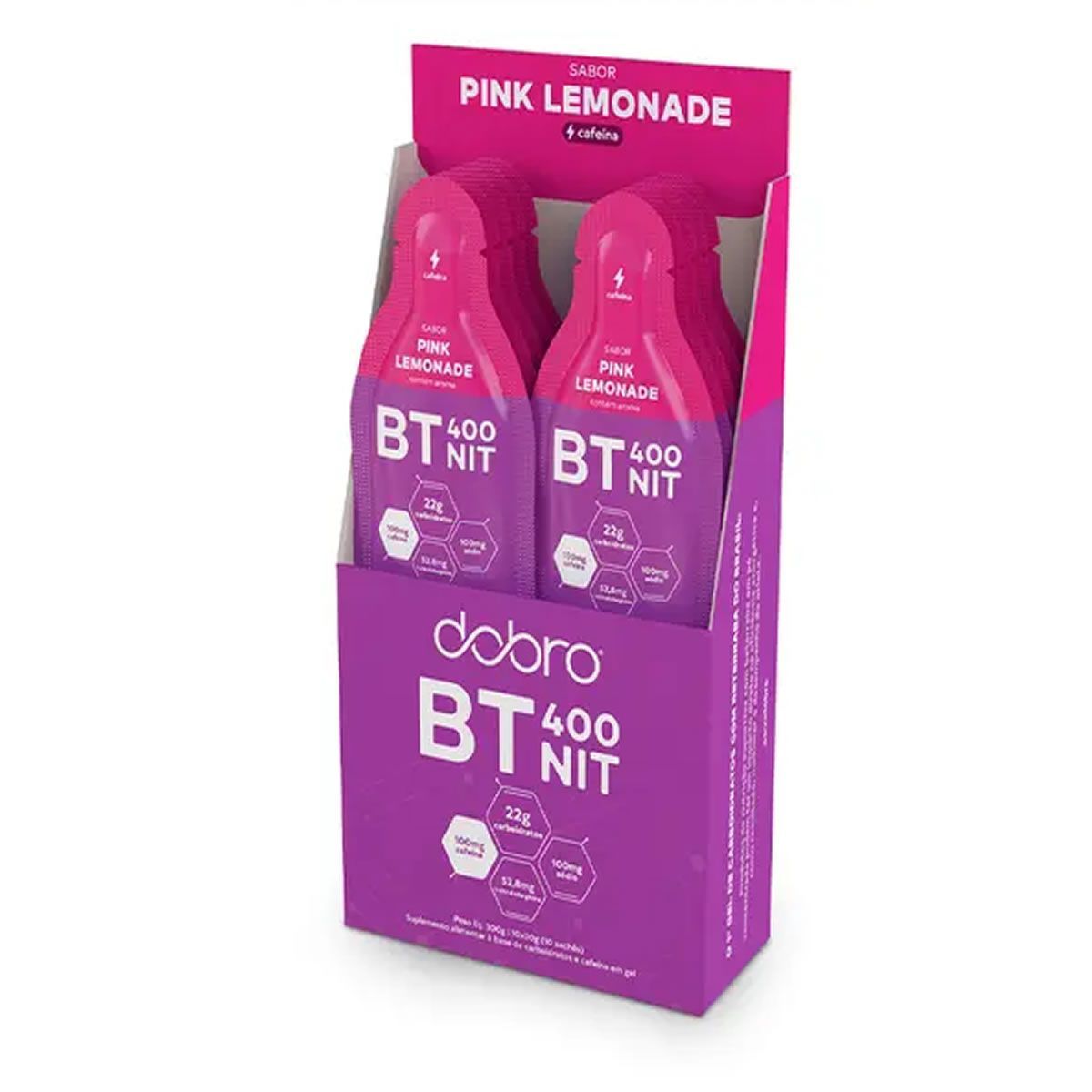 BT Nitrato Gel Cafe�na - 10 Sach�s 30g Pink Limonade - Dobro