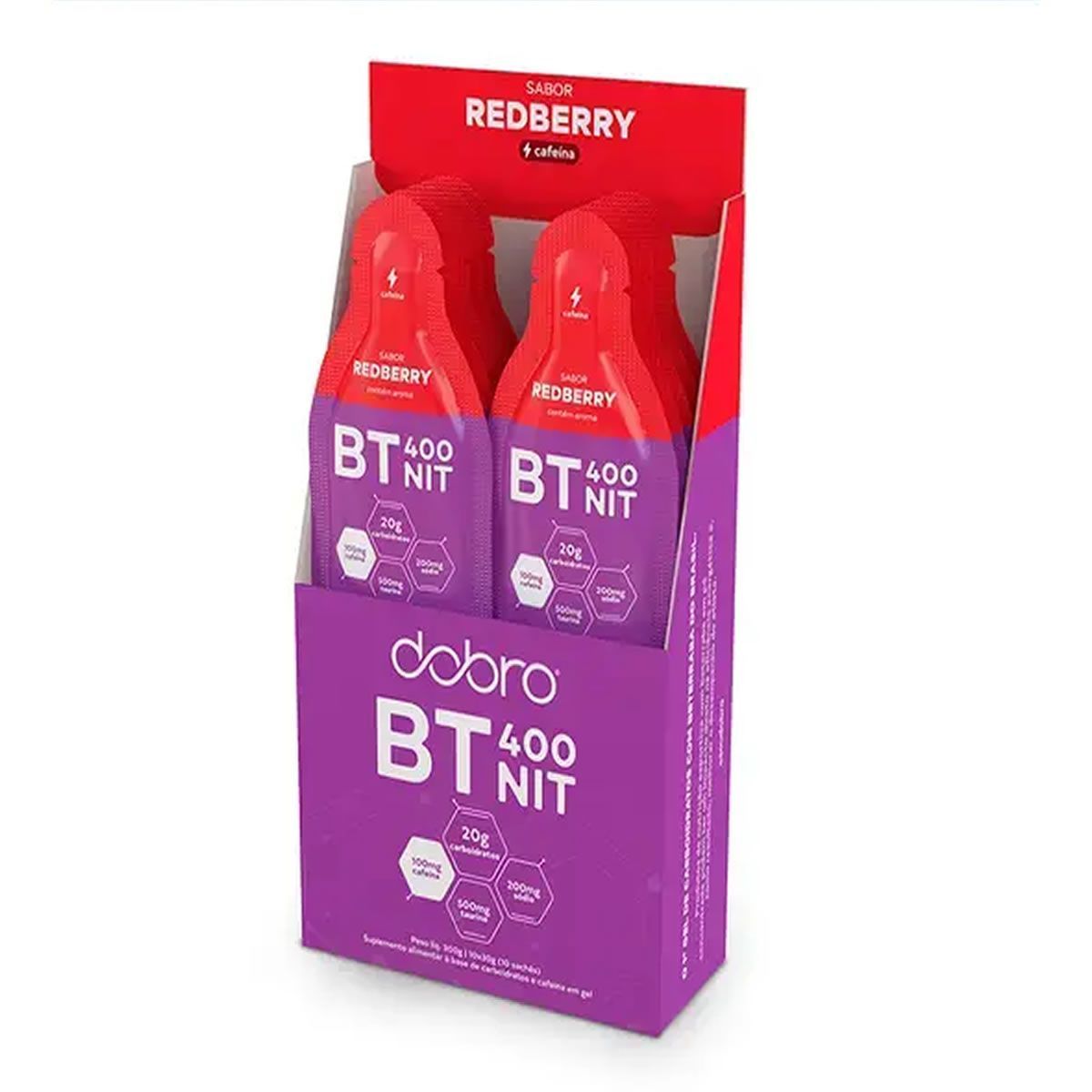 BT Nitrato Gel Cafe�na - 10 Sach�s 30g Redberry - Dobro
