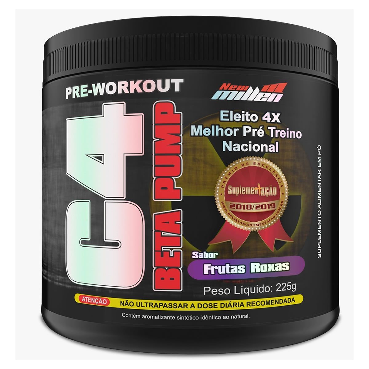 C4 Beta Pump Extreme Pre-Workout - 225g Frutas Roxas - New Millen