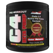 C4 Beta Pump Extreme Pre-Workout - 225g Melancia - New Millen*** LACRE ROMPIDO *** Data Venc. 10/08/2021