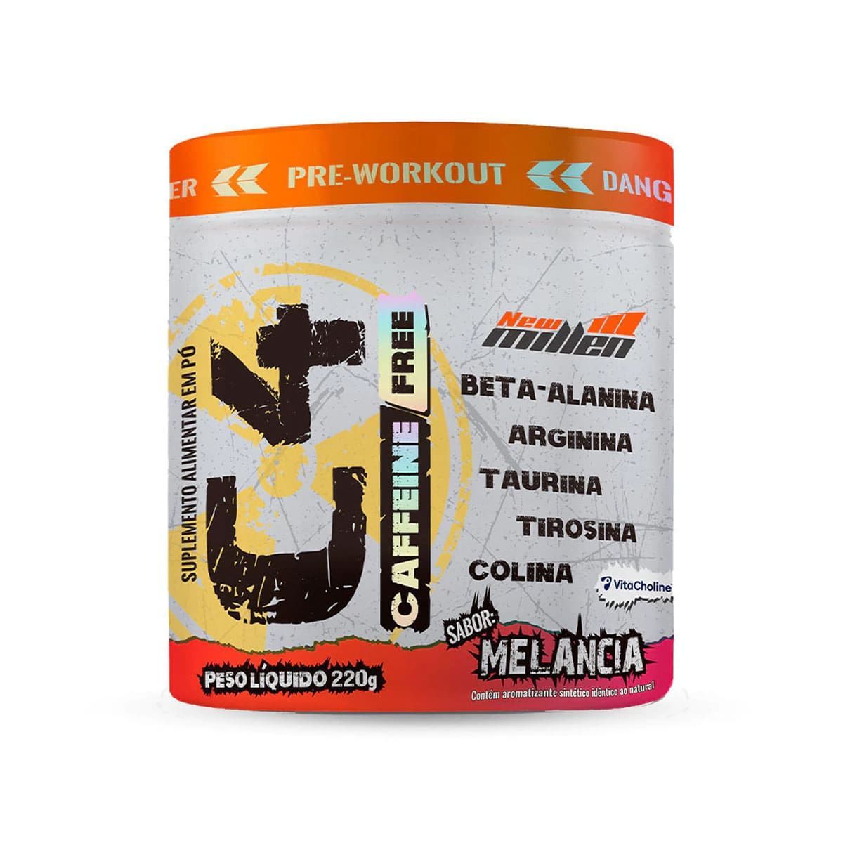 C4 Caffeine Free com Colina - 220g Melancia - New Millen