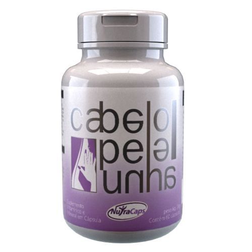 Cabelo Pele Unha - 60 Capsula - NutraCaps