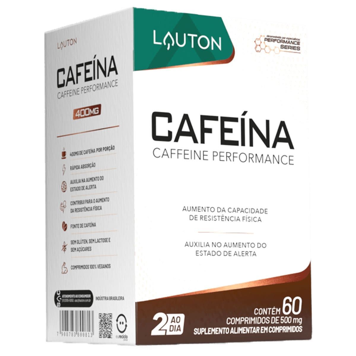 Cafe�na - 60 Comprimidos - Lauton Nutrition