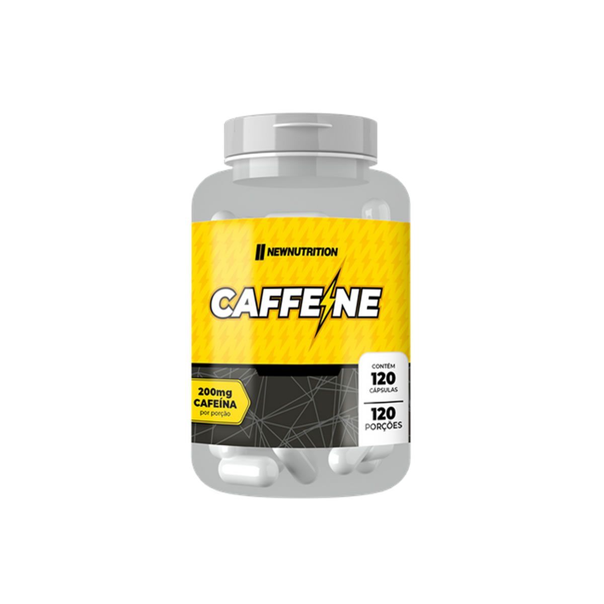 Caffeine 200mg - 120 C�psulas - NewNutrition