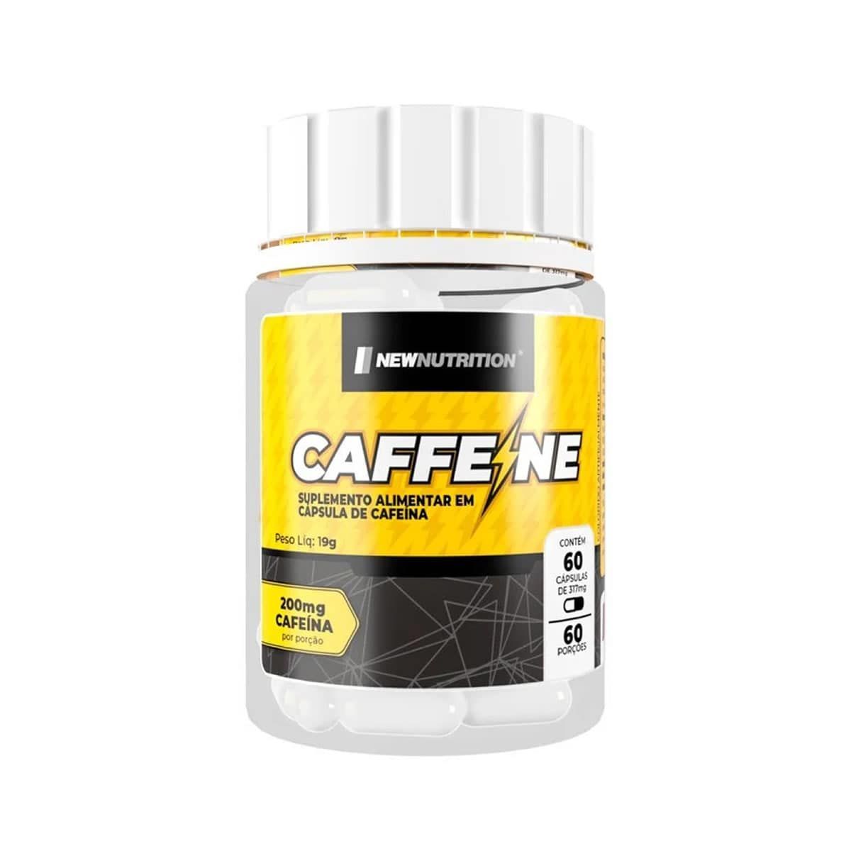 Caffeine 200mg - 60 C�psulas - NewNutrition