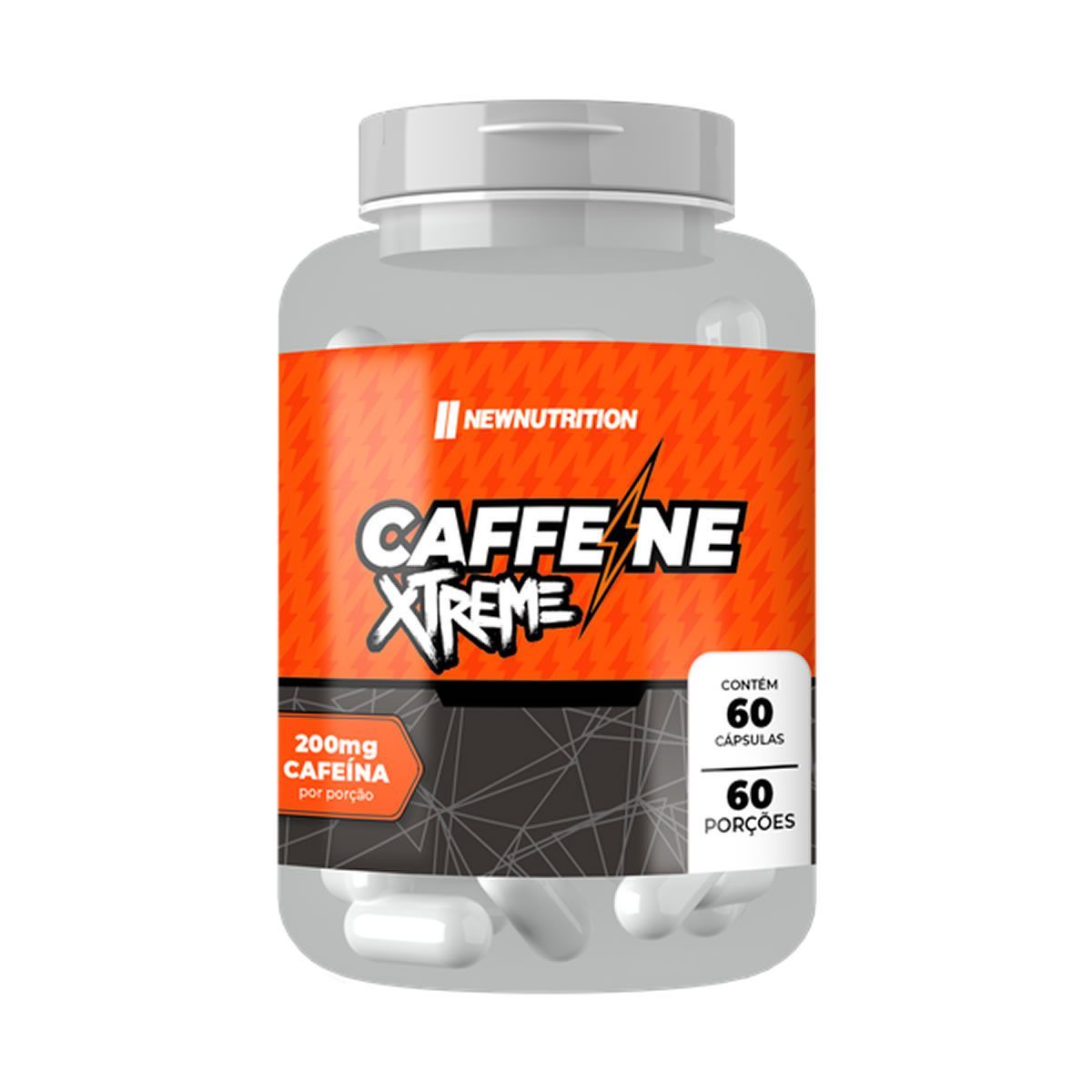 Caffeine - 200mg Xtreme 60 C�psulas - NewNutrition