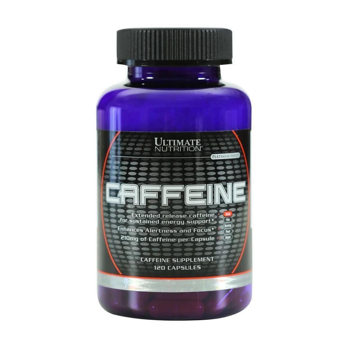 Caffeine 210mg - 120 C�psulas - Ultimate Nutrition