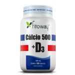 Calcio 500 + D3 - 180 C�psulas - Fitoway