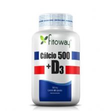 Calcio 500 + D3 - 60 C�psulas - Fitoway