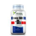 Calcio 500 + D3 - 60 C�psulas - Fitoway