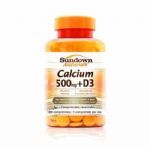 Calcio 500 Mg+D3 - 120 Comprimidos - Sundown