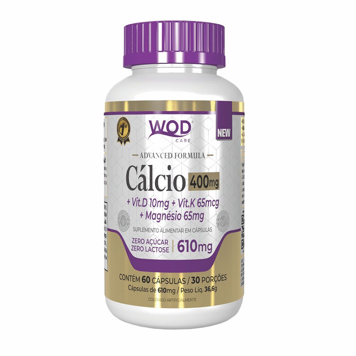 C�lcio - 60 C�psulas - Wod Nutrition