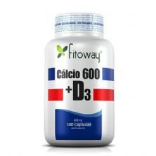Calcio 600 + D3 - 180 C�psulas - Fitoway