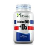 Calcio 600 + D3 - 180 C�psulas - Fitoway