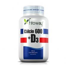 Calcio 600 + D3 - 60 C�psulas - Fitoway