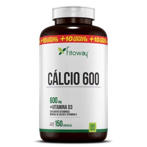 C�lcio 600mg - 150 C�psulas - Linha Farma -  Fitoway