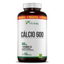 C�lcio 600mg - 150 C�psulas - Linha Farma -  Fitoway